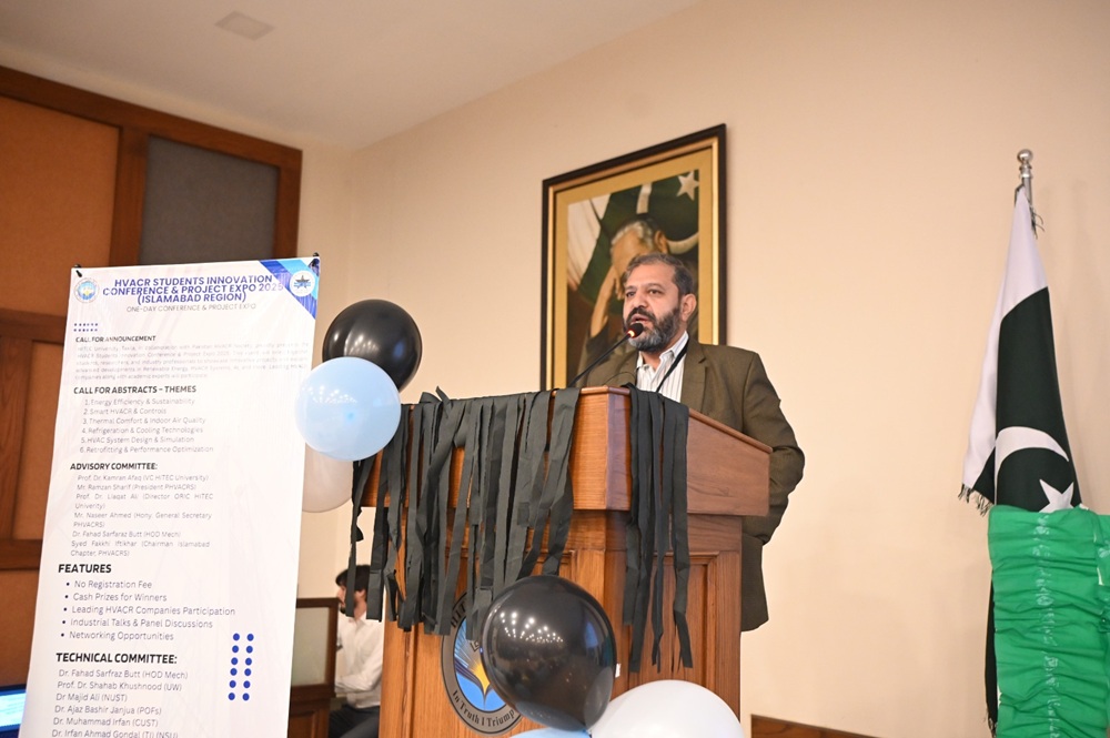 HVACR Students Innovation Conference & Project Expo 2025 Held at HITEC University, Taxila